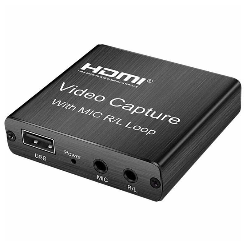 Video-Capture-Karte mit Mikrofon-Eingang und Line-Out - USB 2.0, HDMI