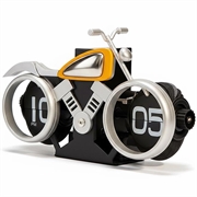 Vintage Motorrad Mechanische Flip-Tischuhr