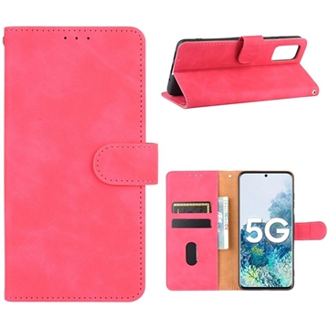 Samsung Galaxy S20 FE/S20 FE 5G Vintage Serie Wallet Hülle - Hot Pink