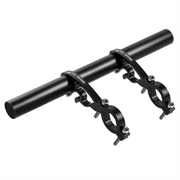 WEST BIKING Aluminium-Legierung Fahrrad Lenker Extender Doppelklemme Halterung für Fahrrad Licht GPS Computer