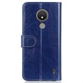 Nokia C21 Wallet Schutzhülle mit Magnetverschluss - Blau