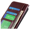 Nokia X10/X20 Wallet Schutzhülle mit Magnetverschluss - Braun