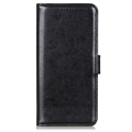 Nokia X30 Wallet Schutzhülle mit Ständer - Schwarz