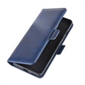OnePlus 8 Wallet Schutzhülle mit Magnetverschluss - Blau