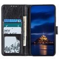 OnePlus Nord N10 5G Wallet Schutzhülle mit Magnetverschluss - Schwarz