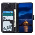 Samsung Galaxy A21s Wallet Schutzhülle mit Magnetverschluss - Schwarz