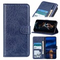 Samsung Galaxy A41 Wallet Schutzhülle mit Magnetverschluss - Blau