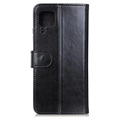 Samsung Galaxy A42 5G Wallet Schutzhülle mit Magnetverschluss - Schwarz