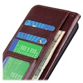 iPhone 13 Pro Wallet Schutzhülle mit Stand - Braun