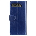 Asus ROG Phone 5 Schutzhülle mit Geldbörse und Standfunktion - Blau