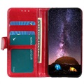Motorola Edge 20 Lite Schutzhülle mit Geldbörse und Standfunktion - Rot
