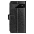 Google Pixel 7 Wallet Schutzhülle mit Magnetverschluss - Schwarz