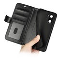 Honor X40i Wallet Schutzhülle mit Magnetverschluss - Schwarz
