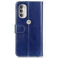 Motorola Moto G51 5G Wallet Schutzhülle mit Magnetverschluss - Blau