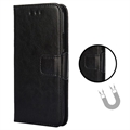 OnePlus 10T Wallet Schutzhülle mit Magnetverschluss - Schwarz