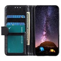 Samsung Galaxy A03 Core Wallet Schutzhülle mit Magnetverschluss - Schwarz