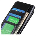 Samsung Galaxy A03 Core Wallet Schutzhülle mit Magnetverschluss - Schwarz