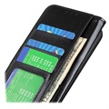 Samsung Galaxy S22 Ultra 5G Wallet Schutzhülle mit Magnetverschluss - Schwarz