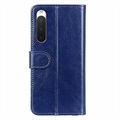 Sony Xperia 10 IV Wallet Schutzhülle mit Magnetverschluss - Blau