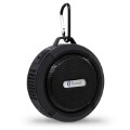 Wasserdichter Bluetooth Lautsprecher mit Saugnapf C6 - Schwarz