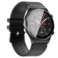 Wasserdichte Bluetooth Sport-Smartwatch mit Herzfrequenz GT08 - Schwarz