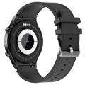 Wasserdichte Bluetooth Sport-Smartwatch mit Herzfrequenz GT08 - Schwarz