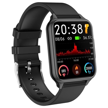 Wasserdichte Smartwatch mit Herzfrequenz Q26PRO - Schwarz