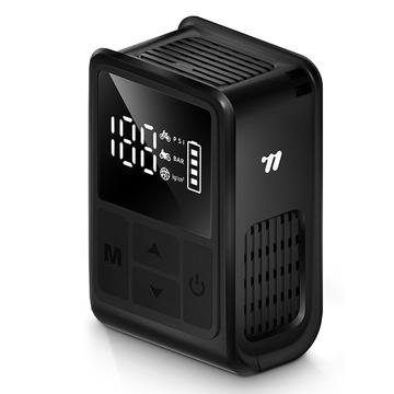 West Biking YP0711196 Elektrische Fahrradpumpe / Digitaler Luftkompressor - Schwarz