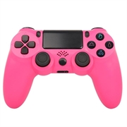 Wireless Gaming Controller Gamepad für PS4 Spiel Joystick mit Lautsprecher und Stereo-Headset-Buchse - Rosa