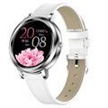 Elegante Damen Smartwatch mit Herzfrequenz MK20 - Silber