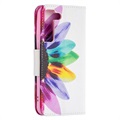 Wonder Serie Samsung Galaxy S22 5G Wallet Hülle - Blume