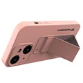 Wozinsky Kickstand iPhone 13 Silikonhülle - Rosa