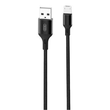 XO NB143 USB / Micro-USB-Kabel - 1m - Schwarz