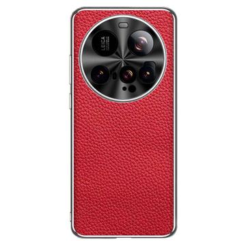 Xiaomi 15 Ultra Lederbeschichtetes TPU-Hülle - Rot
