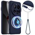 Xiaomi 15 Ultra Liquid Silikonhülle - MagSafe-kompatibel - Dunkel Blau