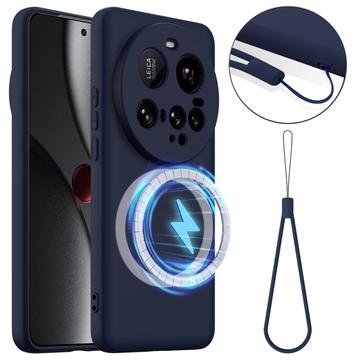 Xiaomi 15 Ultra Liquid Silikonhülle - MagSafe-kompatibel - Dunkel Blau