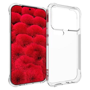 Xiaomi 17 Pro Max stoßfeste Silikonhülle - Durchsichtig