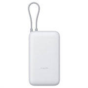 Xiaomi 20000mAh Power Bank mit integriertem USB-C Kabel 22.5W - Hellgrau