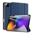 Xiaomi Pad 7/7 Pro Dux Ducis Domo Tri-Fold Smart Folio Hülle - Blau