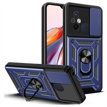 Xiaomi Redmi 12C Drehring-Hybrid Hülle mit Kameraschutz