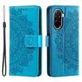 Xiaomi Redmi A5 4G/Poco C71 Mandala Serie Wallet Hülle - Blau