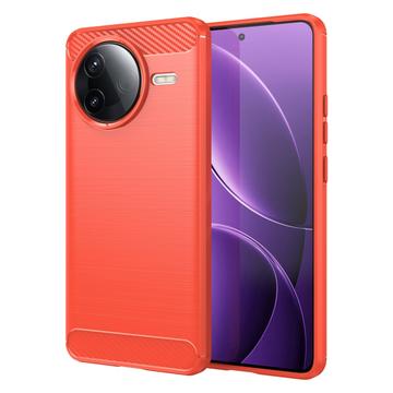 Xiaomi Redmi K80/Poco F7 Pro Gebürstete TPU Hülle - Karbonfaser