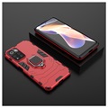 Xiaomi Poco M4 Pro 5G Hybrid Case mit Ringhalterung - Rot