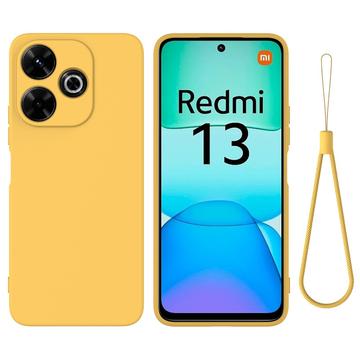 Xiaomi Redmi Note 13R/Redmi 13/Poco M6 4G Liquid Silikonhülle - Gelb