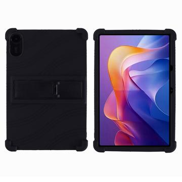 Xiaomi Redmi Pad 2 Silikonhülle mit Kickstand - Schwarz