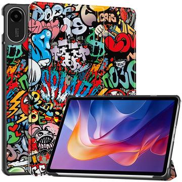Xiaomi Redmi Pad 2 Tri-Fold Series Smart Folio Hülle - Graffiti