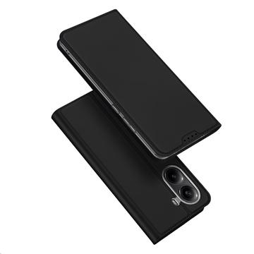 Xiaomi Redmi Turbo 4/Poco X7 Pro Dux Ducis Skin Pro Flip Hülle - Schwarz