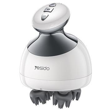 YESIDO MG12 IPX7 Wasserdichtes Geräuscharmes Kopfmassagegerät mit abnehmbarer Ladestation