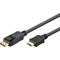 Goobay DisplayPort 1.2 / HDMI 1.4 Kabel - Vergoldet - 2m