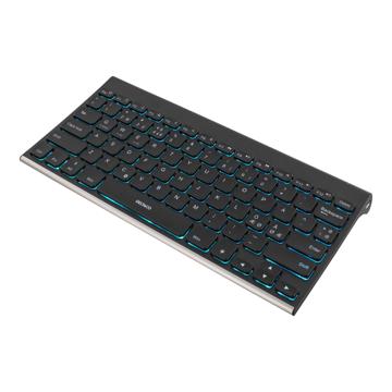DELTACO TB-630 mini Tastatur 7 farver Trådløs Nordisk - Schwarz